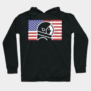 American Flag Space Astronaut Hoodie